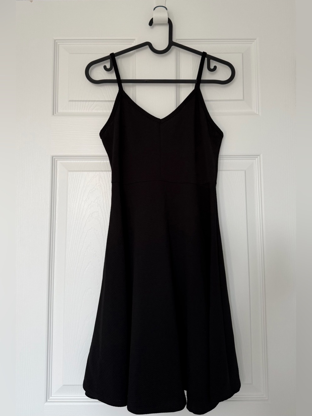 Black Spaghetti-Strap Dress